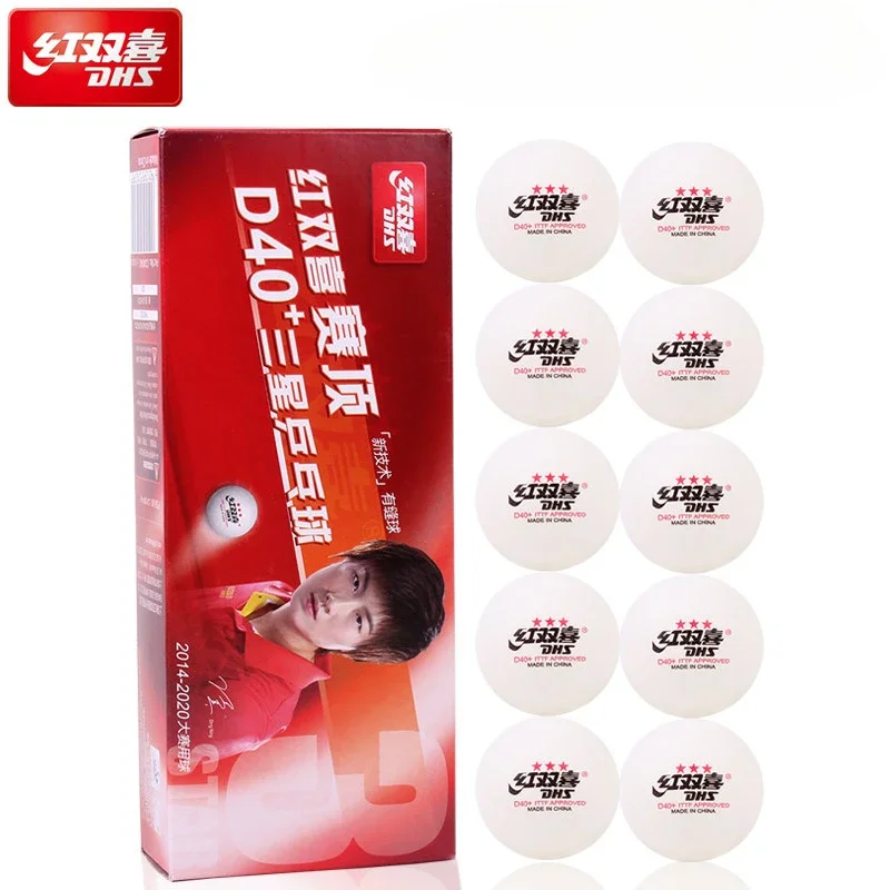 10PC/BOX 3 Stars DHS Ping Pong - огляд і ціна Table Tennis Olympics