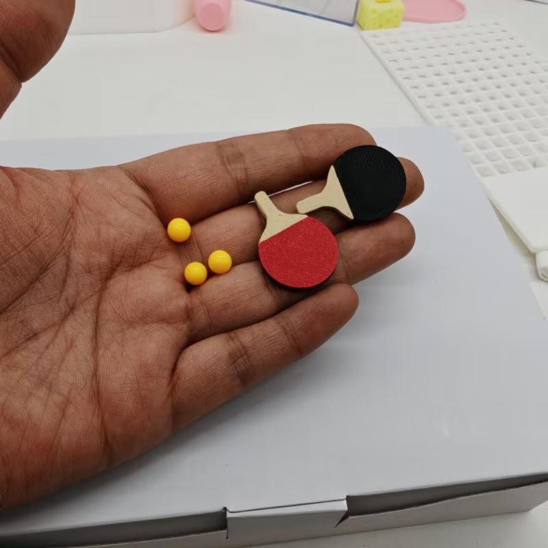 1Set Dollhouse Miniature Ping  - огляд і ціна Table Tennis Olympics