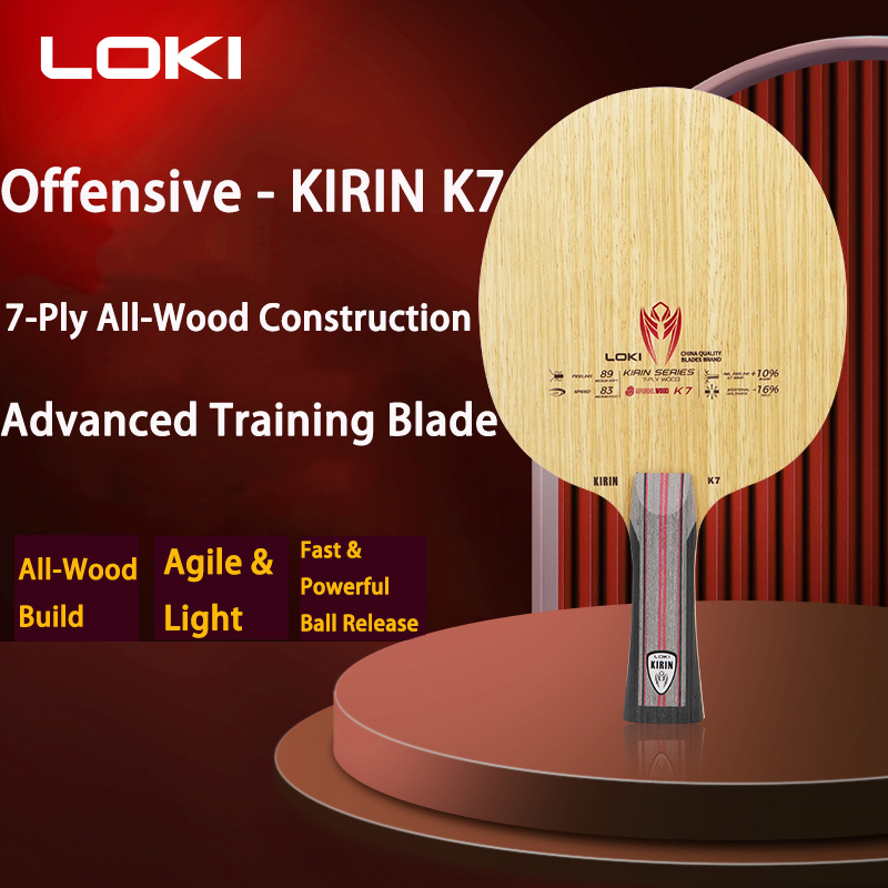 LOKI 7Ply Pure Wood Ping Pong  - огляд і ціна Table Tennis Loki
